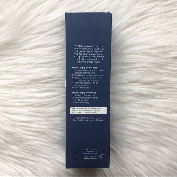 NWT Kristin Ess Color Depositing Conditioner CELESTIAL SKIES Blue Hair Dye - Picture 6 of 10